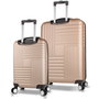 Zoozie Bags Conjunto de Maletas de 2 Piezas Dorado